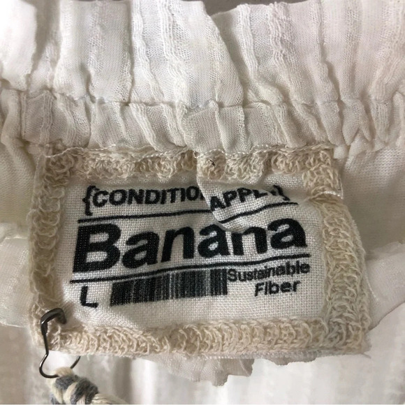 NWT Anthropologie Conditions Apply Banana Valari Maxi Dress White Size Large - Picture 6 of 8